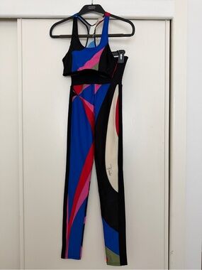 Emilio Pucci Multicolor Sports Set – Black, Blue, Pink, Red, Cream, Green